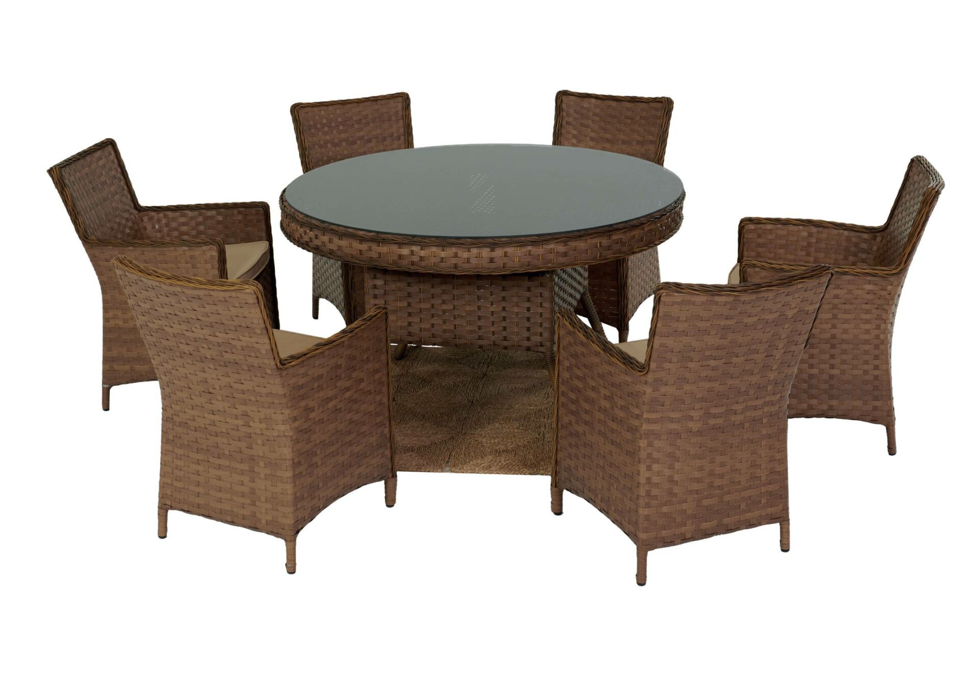 Dora 140 Çap Yuvarlak Masa Takımı