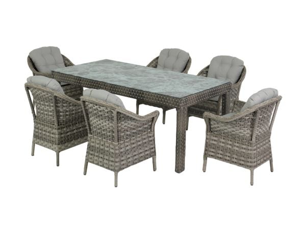 Nova 100x200 Altı Kişilik Masa Takımı