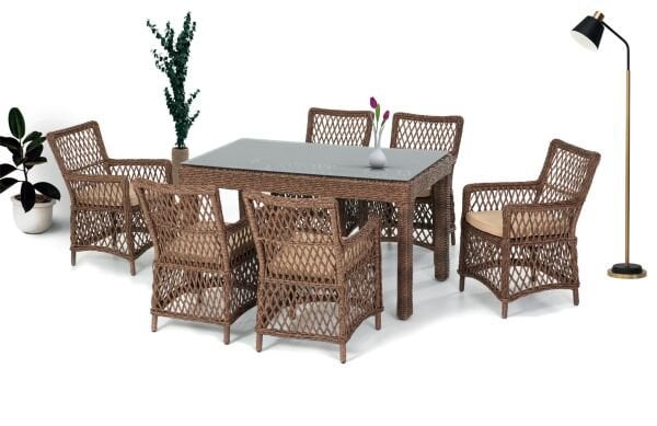 Rio 90x150 Altılı Masa Takımı