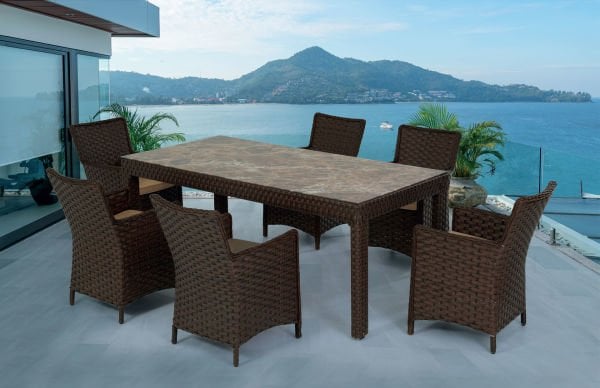 Anka 100x180-200 Altı Kişilik Masa Takımı