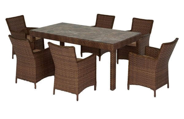 Anka 100x180-200 Altı Kişilik Masa Takımı