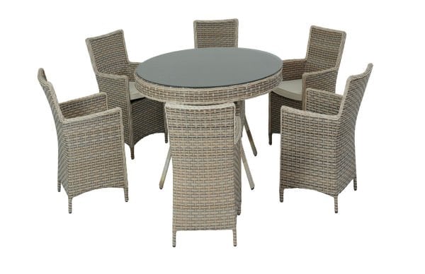 Anka 140 Çap Yuvarlak Masa Takımı